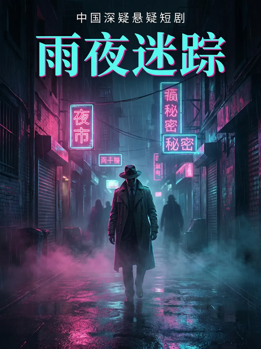 蘑菇影视免费理论片 悬疑追踪短剧 - 雨夜迷踪海报